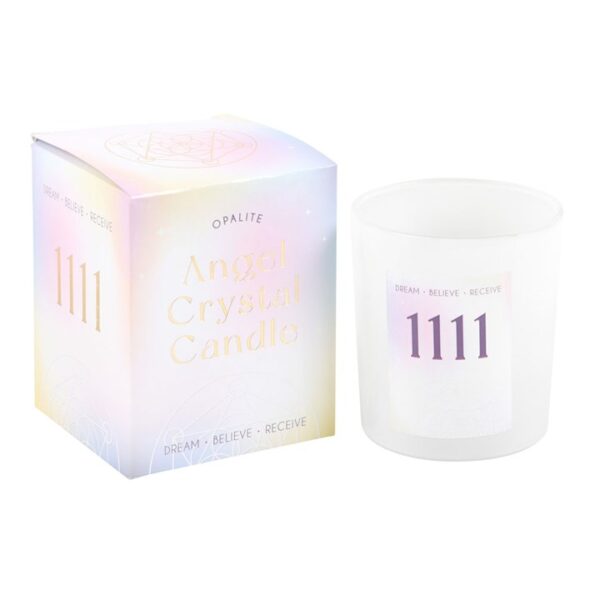 1111 Angel Number Crystal Chip Candle 1111 Angel Number Crystal Chip Candle - Crystal Healing