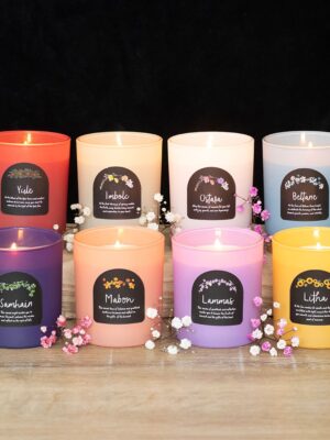 Set of 8 Wheel of the Year Candles - Aromatherapy