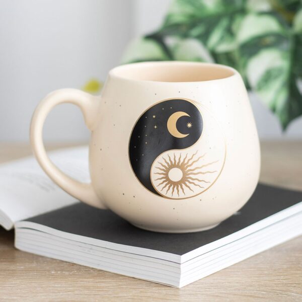 Yin Yang Rounded Mug - Meditation Decor