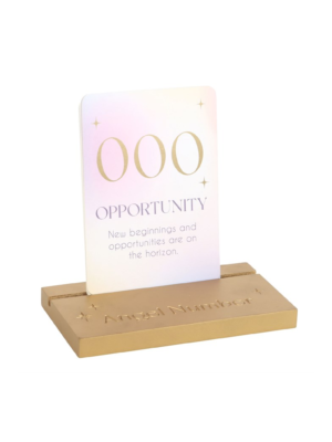Angel Number Affirmation Cards with Wooden Stand