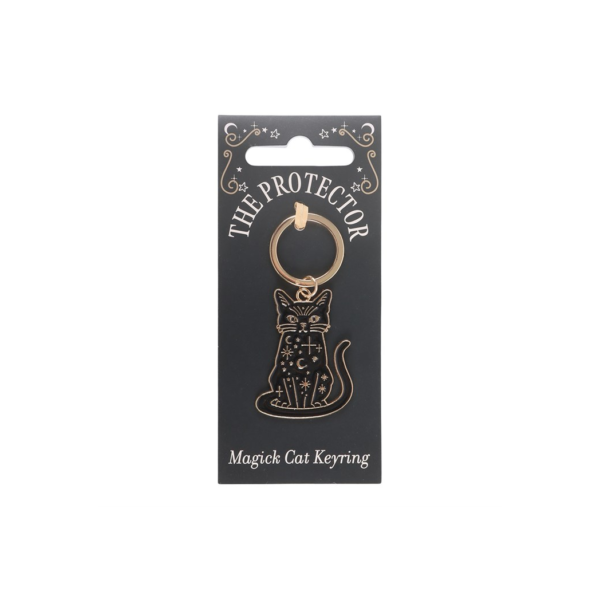 The Protector Magick Black Cat Keyring