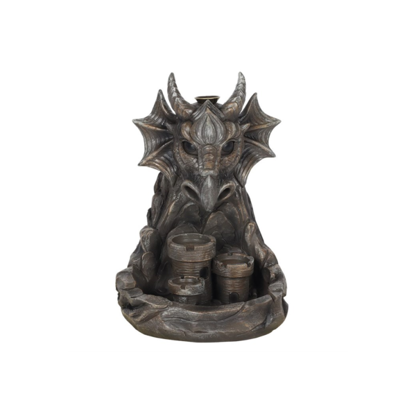 Grey Dragon Backflow Incense Burner - Aromatherapy - View 2