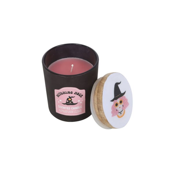 Witching Hour Plum and Black Cherry Candle - Witchcraft Ritual - View 3