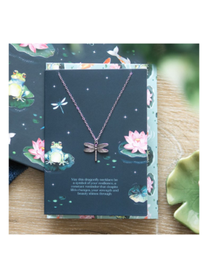 Dragonfly Necklace on Greeting Card Dragonfly Necklace on Greeting Card - Jewelry