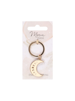 Moon Phase Crescent Enamel Keyring Moon Phase Crescent Enamel Keyring - Witchcraft Ritual