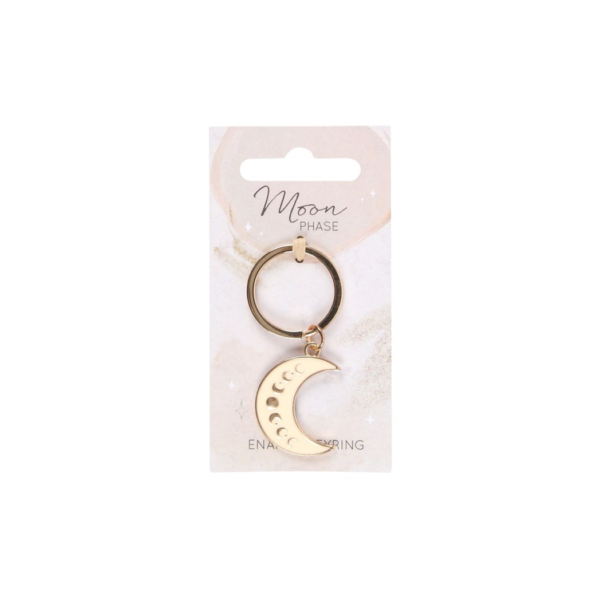 Moon Phase Crescent Enamel Keyring Moon Phase Crescent Enamel Keyring - Witchcraft Ritual