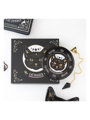 Black Cat Magick Pendulum Divination Kit