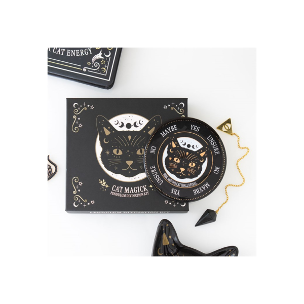 Black Cat Magick Pendulum Divination Kit Black Cat Magick Pendulum Divination Kit