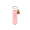 Mystic Rose Tube Candle with Rose Quartz Crystals - Meditation Decor - View 2