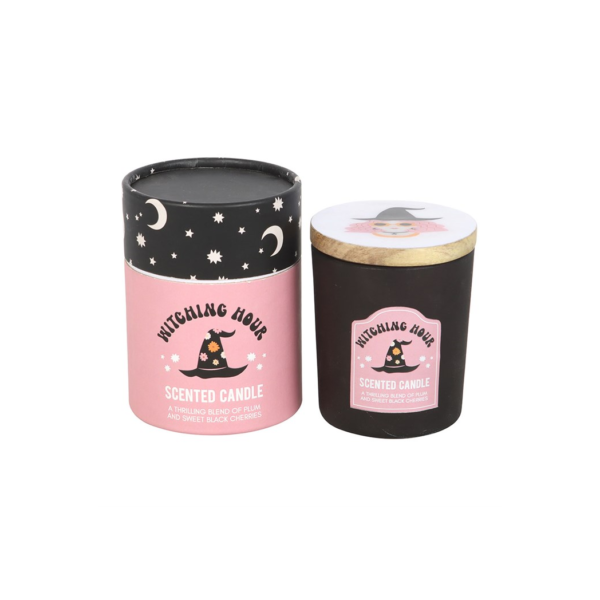 Witching Hour Plum and Black Cherry Candle - Witchcraft Ritual - View 2