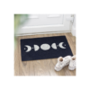 Dark Blue Moon Phase Doormat - Witchcraft Ritual