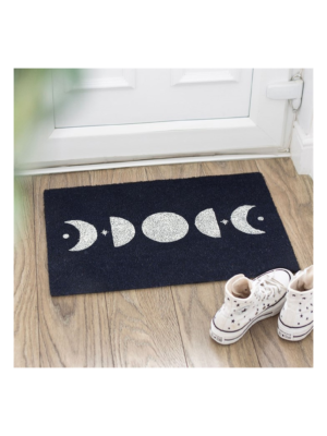 Dark Blue Moon Phase Doormat Dark Blue Moon Phase Doormat - Witchcraft Ritual