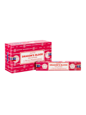 Set of 12 Packets of Dragon’s Blood Incense Sticks by Satya Set of 12 Packets of Dragon's Blood Incense Sticks by Satya - Aromatherapy