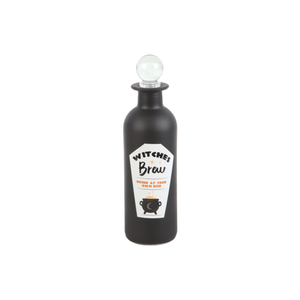 Decorative Witches Brew Glass Potion Bottle - Witchcraft Ritual - View 2