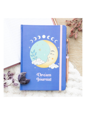 The Moon Dream Journal with Amethyst Pen The Moon Dream Journal with Amethyst Pen - Meditation Decor