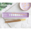 Purple Moon Phase Incense Ash Catcher - Witchcraft Ritual