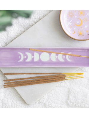 Purple Moon Phase Incense Ash Catcher Purple Moon Phase Incense Ash Catcher - Witchcraft Ritual