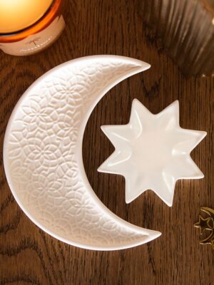 Crescent Moon and Star Trinket Dishes - Spiritual Home Decor