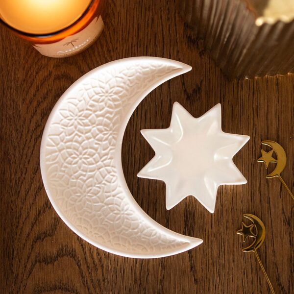 Crescent Moon and Star Trinket Dishes - Spiritual Home Decor