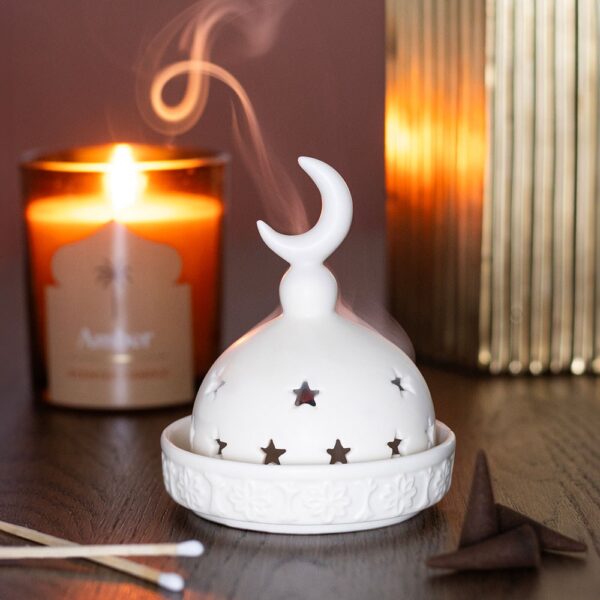 AN_98626.jpg Mosque Incense Cone and Tealight Holder - Aromatherapy