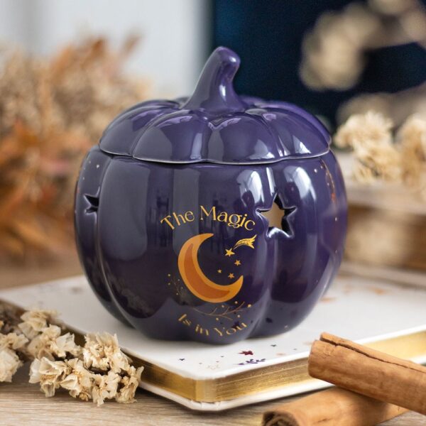 The Magic Is in You Pumpkin Oil Burner - Spiritual Home Decor