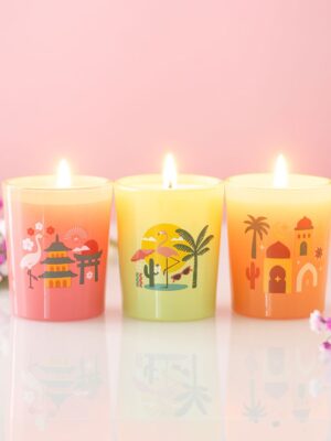 Scents Around the World Scented Candle Trio - Aromatherapy