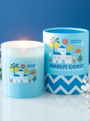 Amalfi Coast Sparkling Lemon Blossom Scented Candle - Aromatherapy