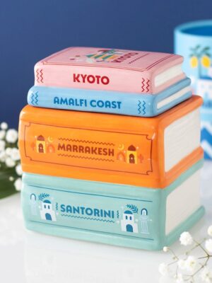 Travel Book Stack Oil Burner and Wax Warmer - Aromatherapy