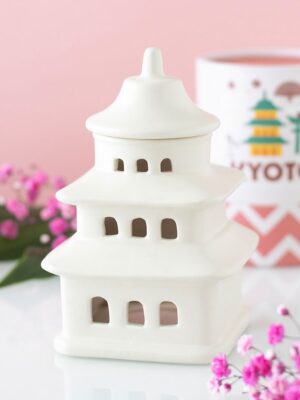 Pagoda Shaped Oil Burner and Wax Warmer - Aromatherapy
