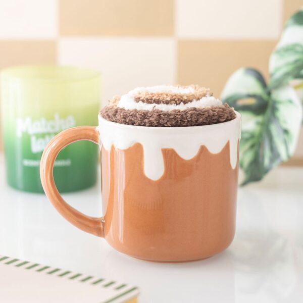 BH_28927.jpg Cinnamon Roll Mug and Socks Set - Ceramic Mug