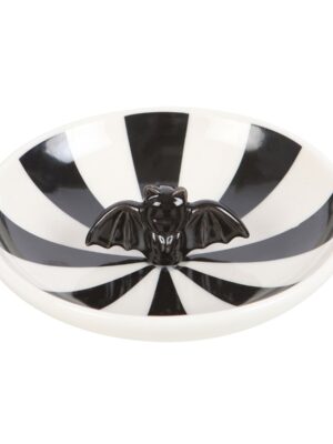 Striped Bat Trinket Dish - Spiritual Home Decor