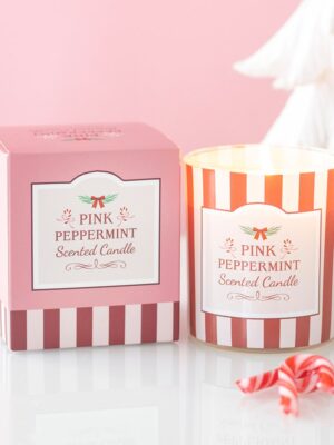 BK_51027.jpg Pink Peppermint Scented Candle - Aromatherapy