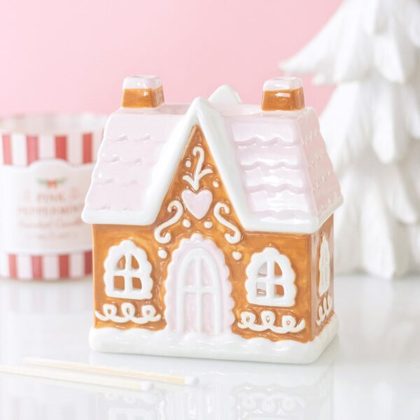 Sugarplum Gingerbread House Oil Burner and Wax Warmer - Aromatherapy