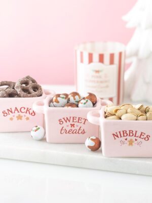 Set of 3 Sugarplum Bakery Snack Bowls - Spiritual Home Decor