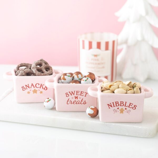 Set of 3 Sugarplum Bakery Snack Bowls - Spiritual Home Decor