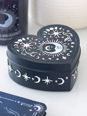 Blue Moon Heart Trinket Box - Spiritual Home Decor