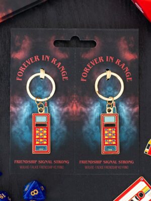 Set of 2 Friendship Walkie Talkie Keyrings - Spiritual Home Decor