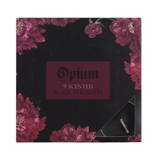 CA_23238.jpg Pack of 9 Opium Scented Black Tealights - Spiritual Home Decor