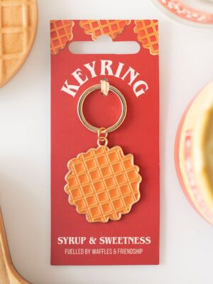 Waffle Keyring - Spiritual Home Decor