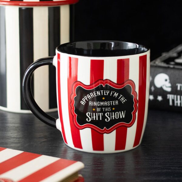 CI_00227.jpg Red Striped Ringmaster Mug - Ceramic Mug