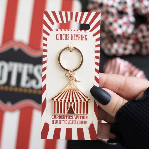 Circus Tent Keyring - Spiritual Home Decor