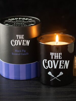 The Coven Black Fig Scented Glass Candle - Aromatherapy
