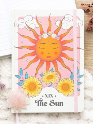The Sun Celestial A5 Notebook - Spiritual Home Decor