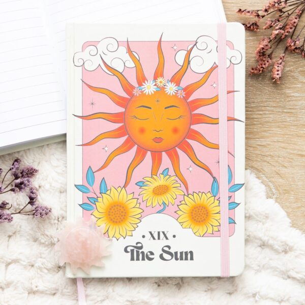 The Sun Celestial A5 Notebook - Spiritual Home Decor