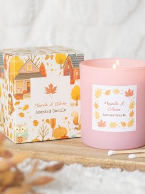 Maple & Clove Scented Candle - Aromatherapy