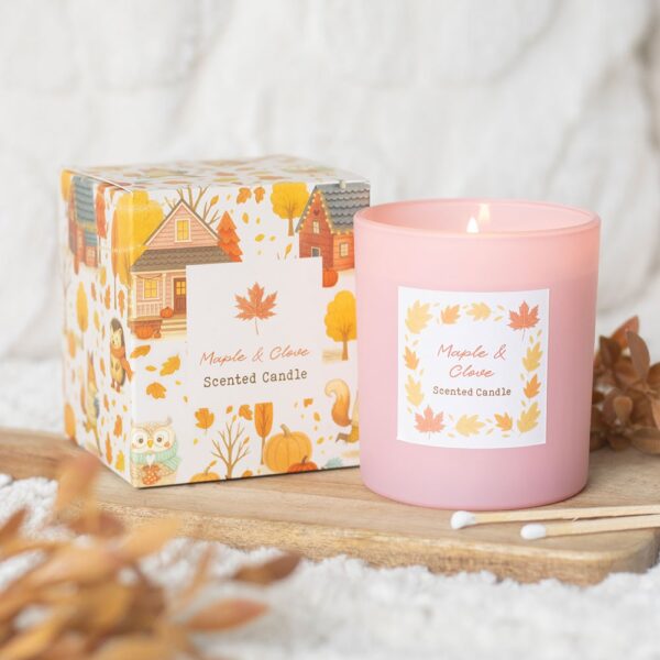 CZ_36627.jpg Maple & Clove Scented Candle - Aromatherapy