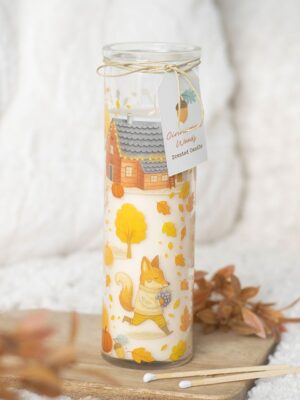 Cinnamon Woods Scented Tube Candle - Aromatherapy