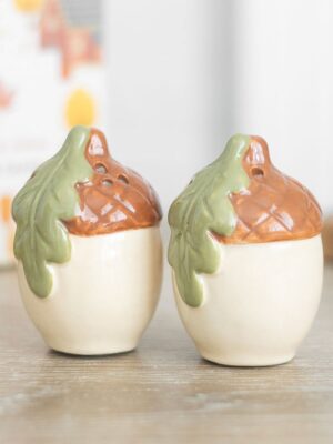 Acorn Salt and Pepper Shakers - Spiritual Home Decor