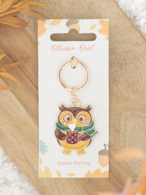 Oliver Owl Keyring - Spiritual Home Decor