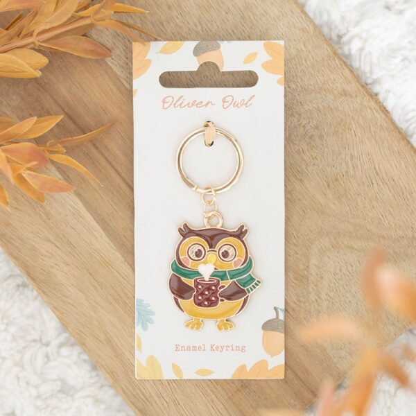Oliver Owl Keyring - Spiritual Home Decor